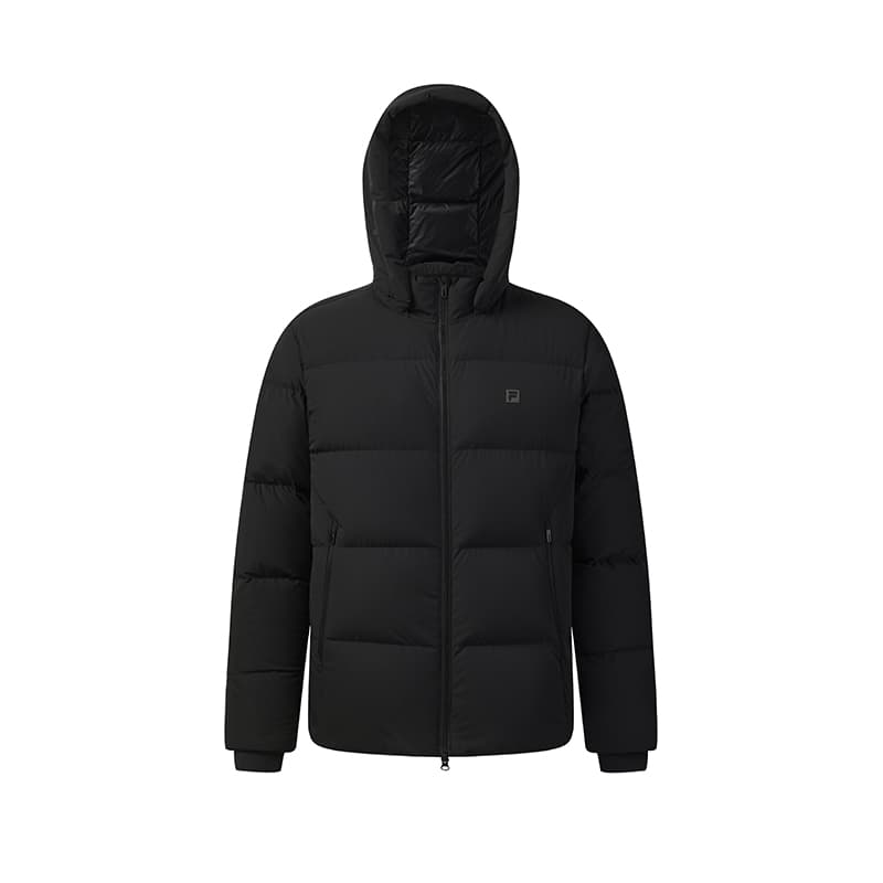 Зимняя куртка FILA Пуховик Мужской Темно-черный - изображение 3