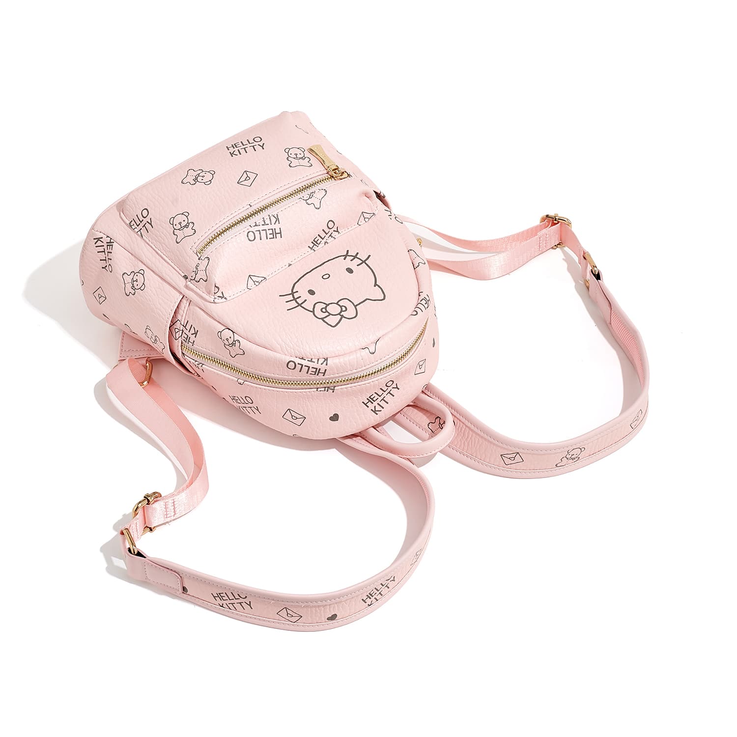 Рюкзак Sanrio PU (полиуретан) Рюкзак Стандартный (Standard) Женский Девчачий Розовый - изображение 2