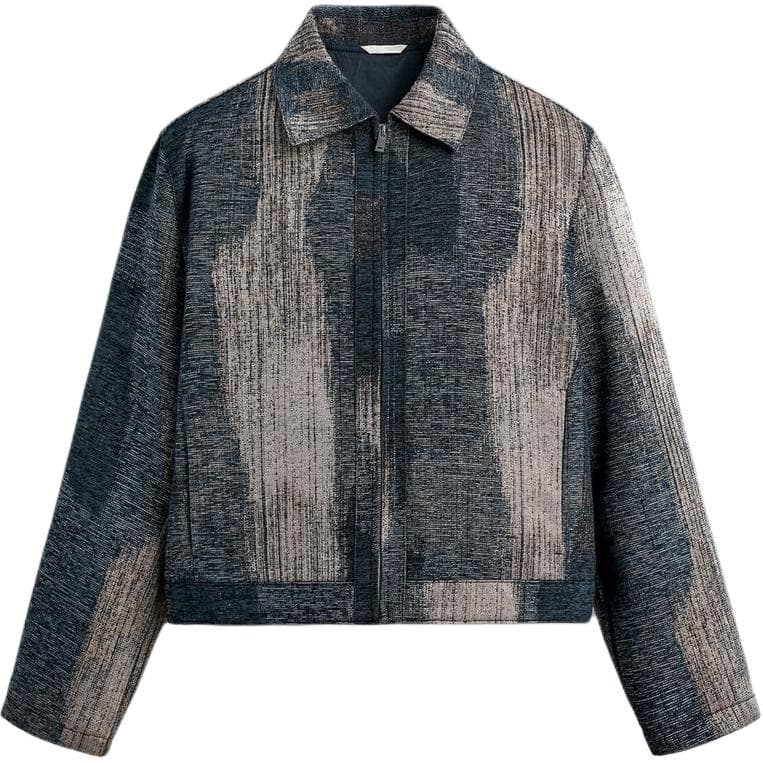 Куртка ZARA Blue Indigo Men's Jackets ZARA Синие Индиго Мужские Куртки - изображение 1