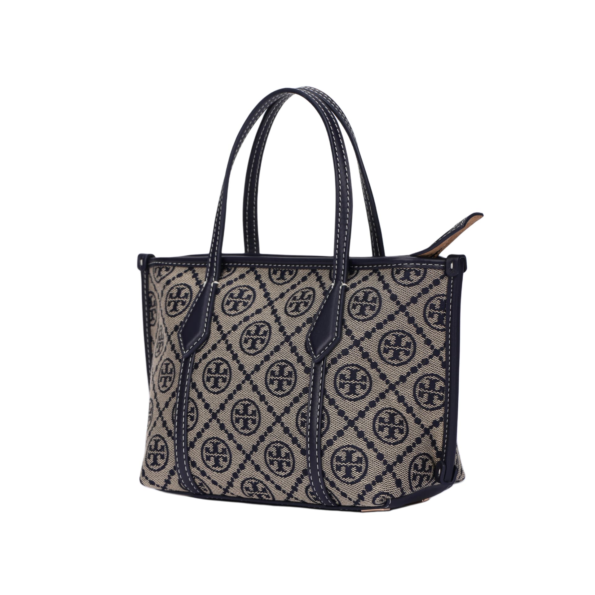 Сумка Tory Burch Tory Burch T MonogramPerry Хлопковая Сумка Мини Женская Морской Синий - изображение 2