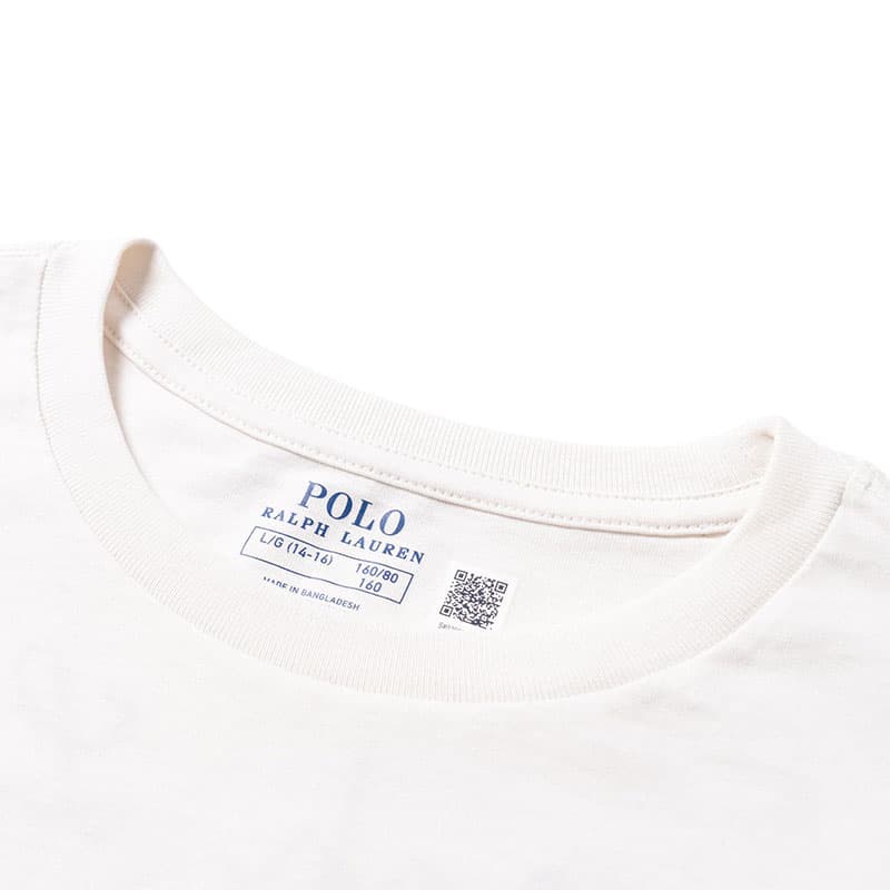 Футболка Polo Ralph Lauren T-Рубашка FW24 Белая Детская - изображение 3