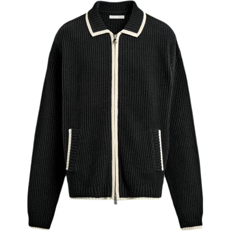 Куртка ZARA Мужские черные куртки - изображение 1