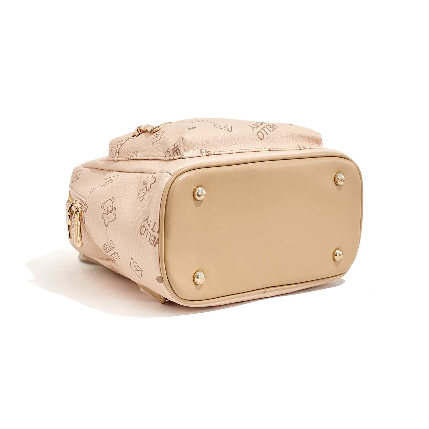 Рюкзак Sanrio Hello Kitty PU (полиуретан) Рюкзак Стандартный (стандартный) Женский Молочно-чайный - изображение 6