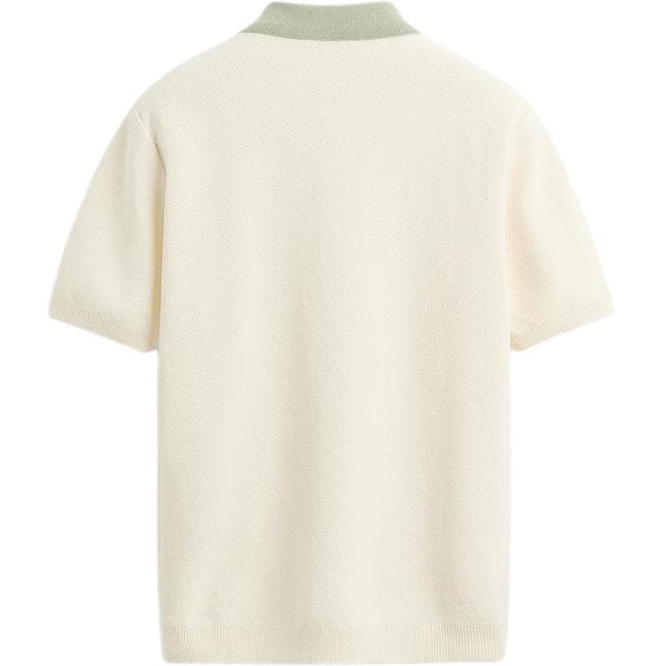 Поло ZARA Natural Green Мужская Поло - изображение 2