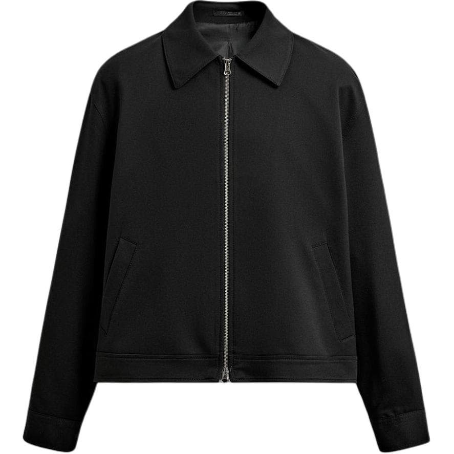 Куртка ZARA Мужские черные куртки - изображение 1