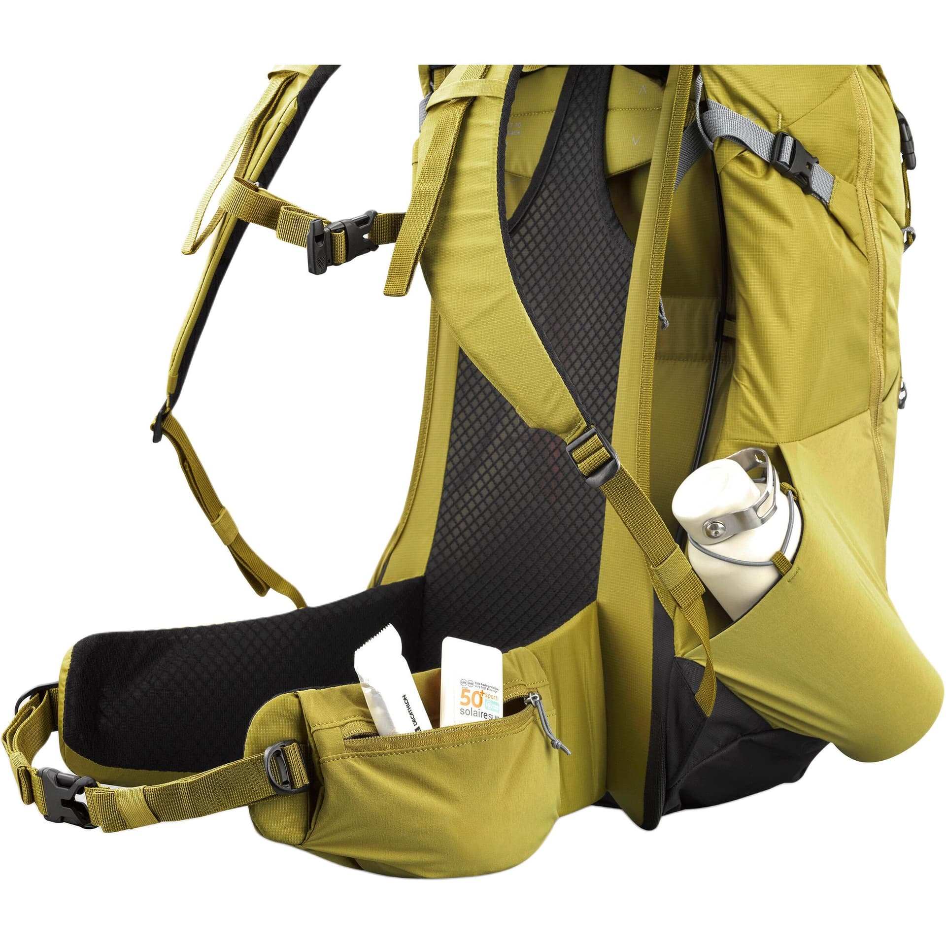 DECATHLON MH500 38L Туристические сумки Полиамид Хаки Коричневый Унисекс - изображение 6