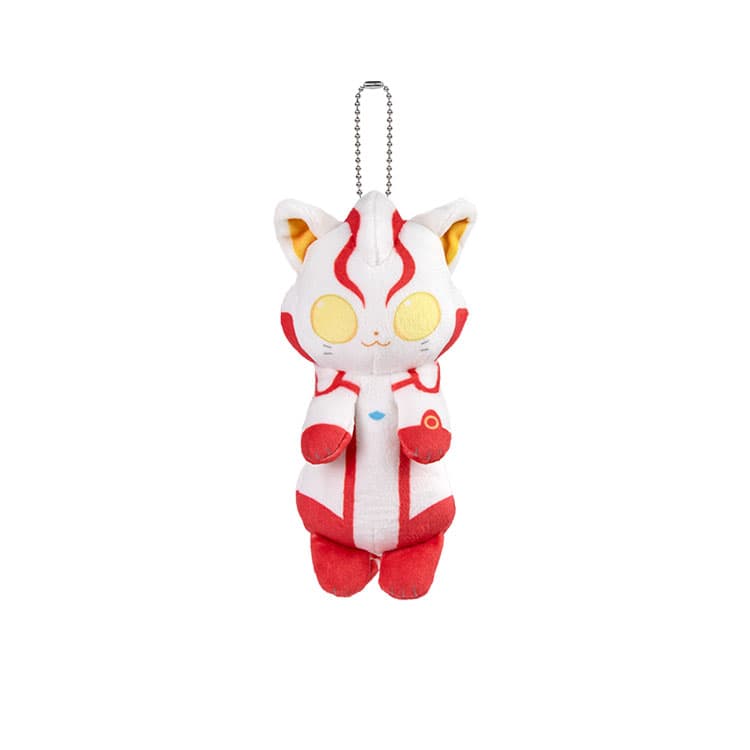 Bandai Captured Ultraman Kitten Collection Hero Toy Мягкие брелоки-игрушки 15 см Длина корпуса - изображение 2