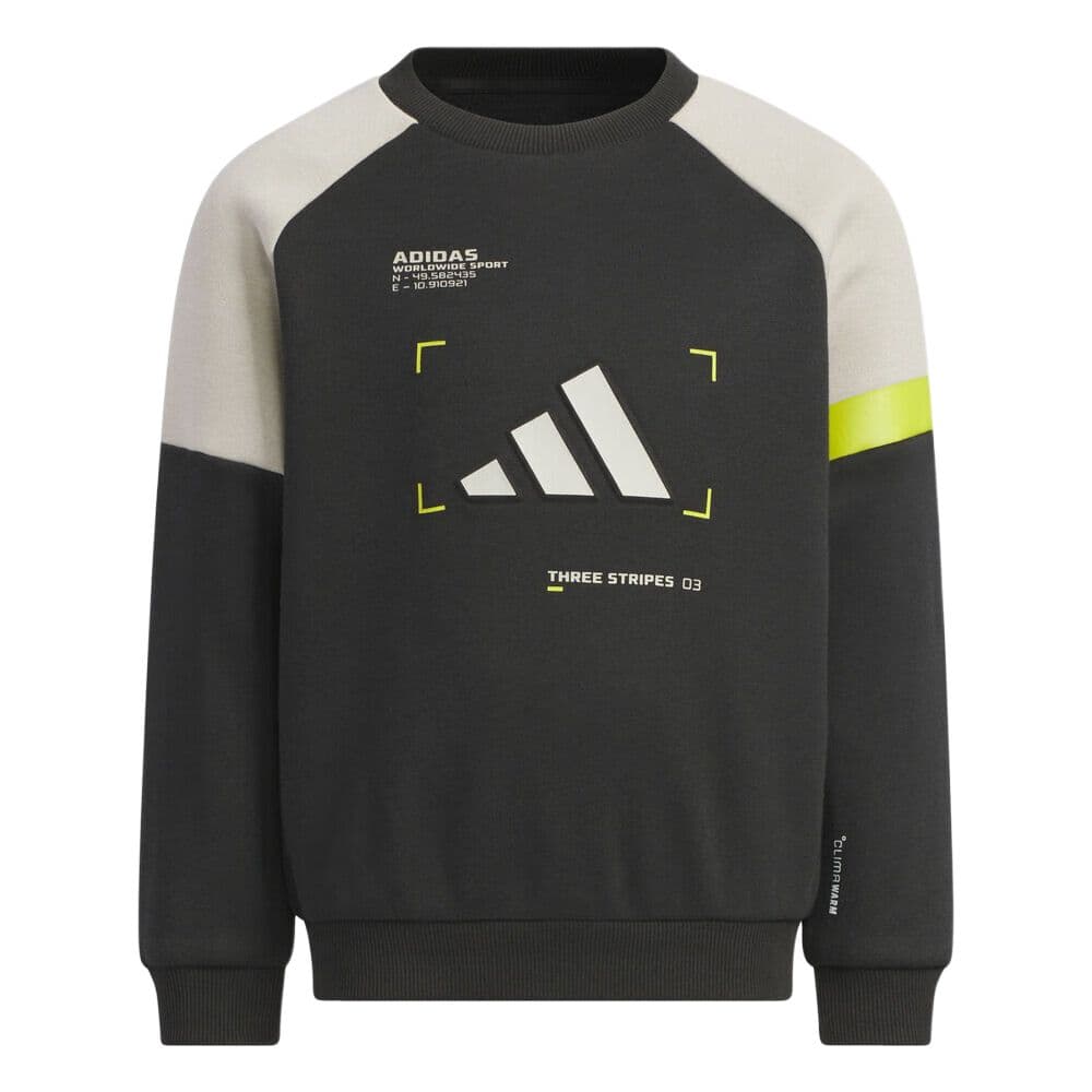 Adidas Худи-ханьфу LK Теплое Платье средней длины Черное Детское - изображение 1
