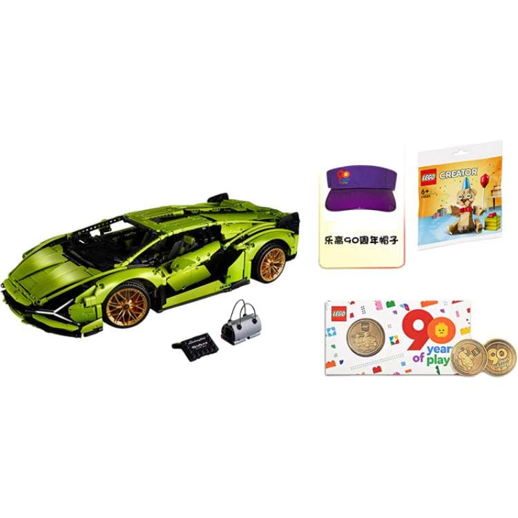 Конструктор LEGO x Lamborghini SIAN FKP37 - изображение 14