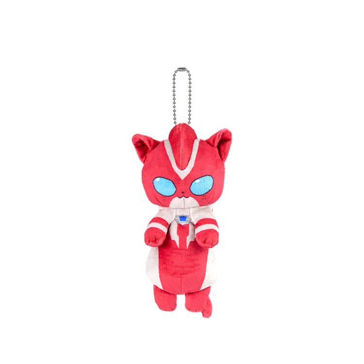 Bandai Captured Ultraman Kitten Collection Hero Toy Мягкие брелоки-игрушки 15 см Длина корпуса - изображение 3