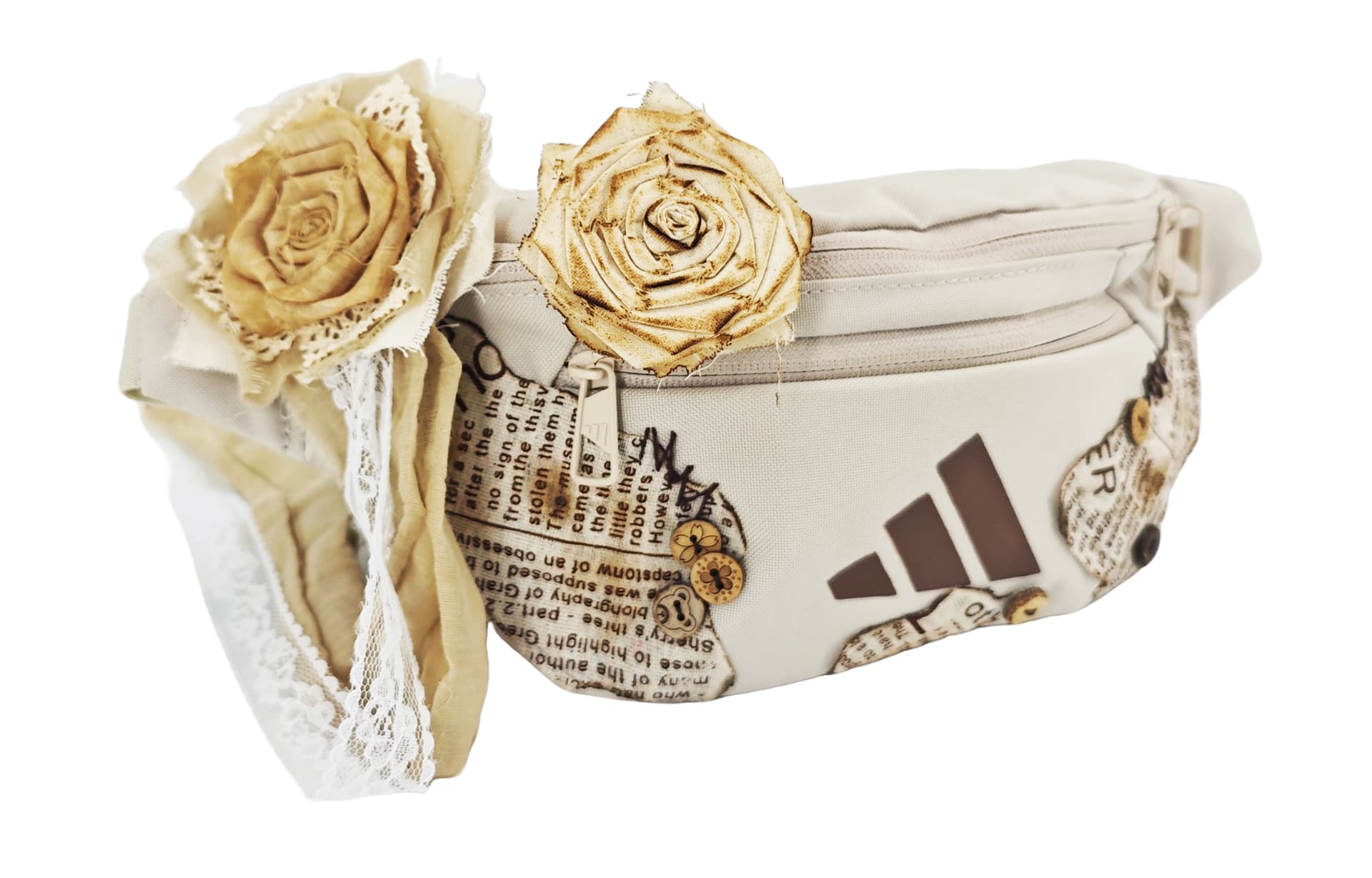 Поясная сумка adidas Waist Bag Off-White Vintage - изображение 3