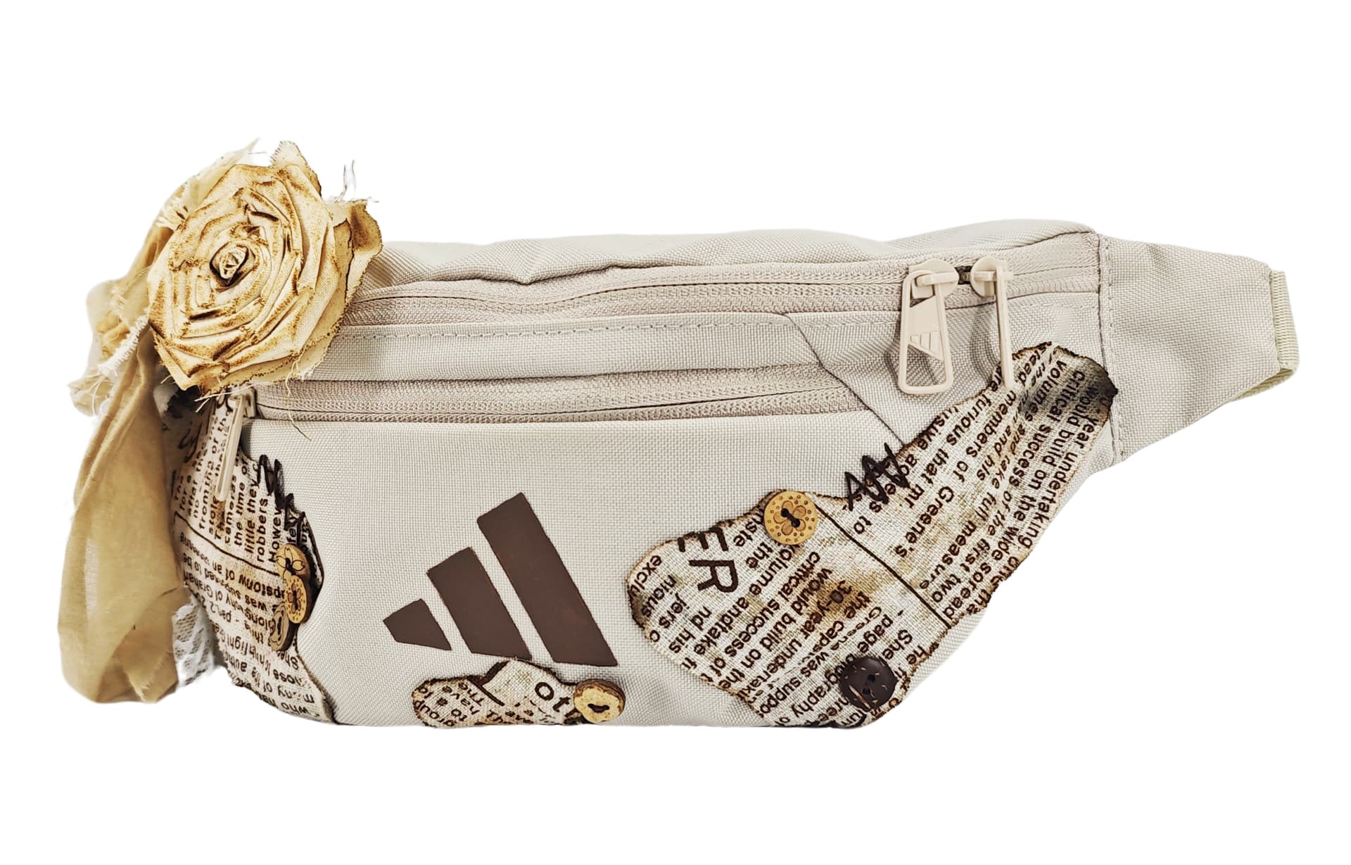 Поясная сумка adidas Waist Bag Off-White Vintage - изображение 2