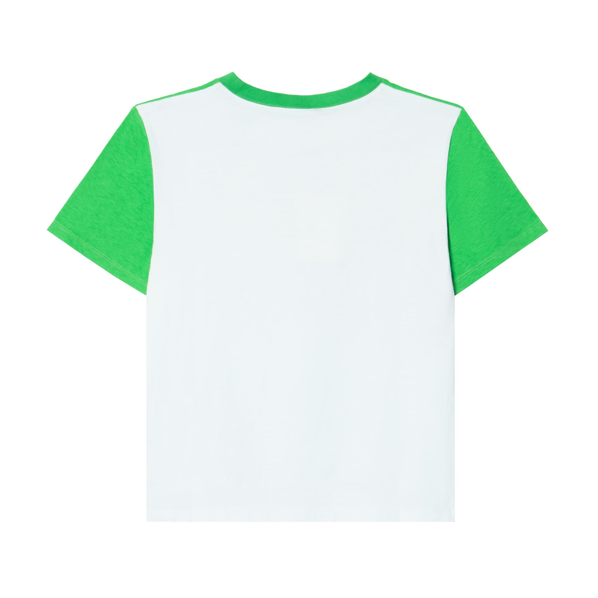 Футболка GUCCI SS23 Colorblock Logo Tee Green - изображение 2