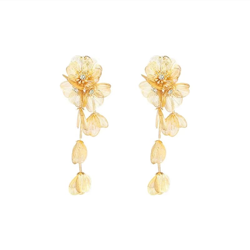 Серьги ONEKISS Серьги из покрытого золотом медного кубического циркония женские - изображение 1