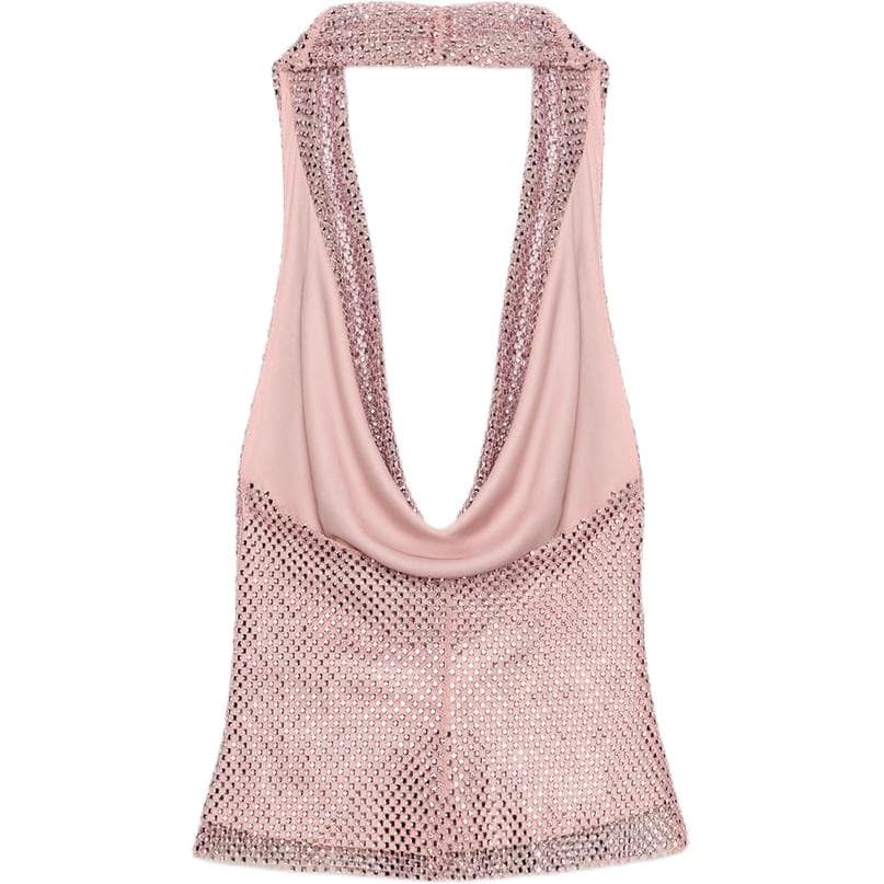 Майка ZARA Розовые Женские Майки - изображение 2