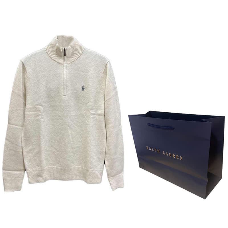 Кофта Polo Ralph Lauren FW24 Свитер Стандартный размер Мужской Кремы - изображение 3