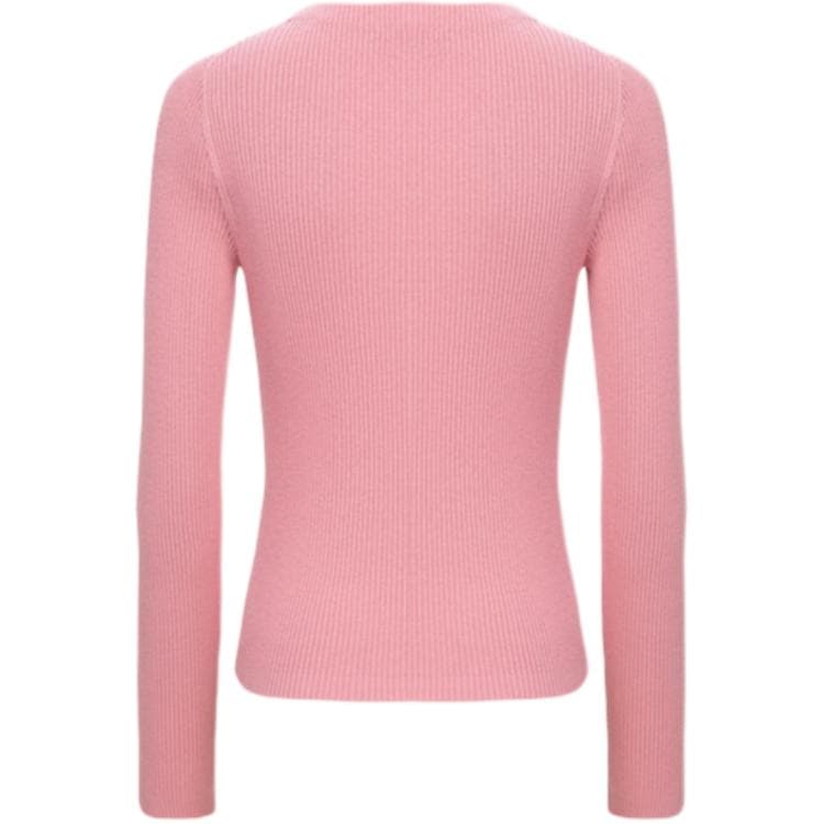 Кофта KARL LAGERFELD V-neck fitted long sleeve sweater womens - изображение 2