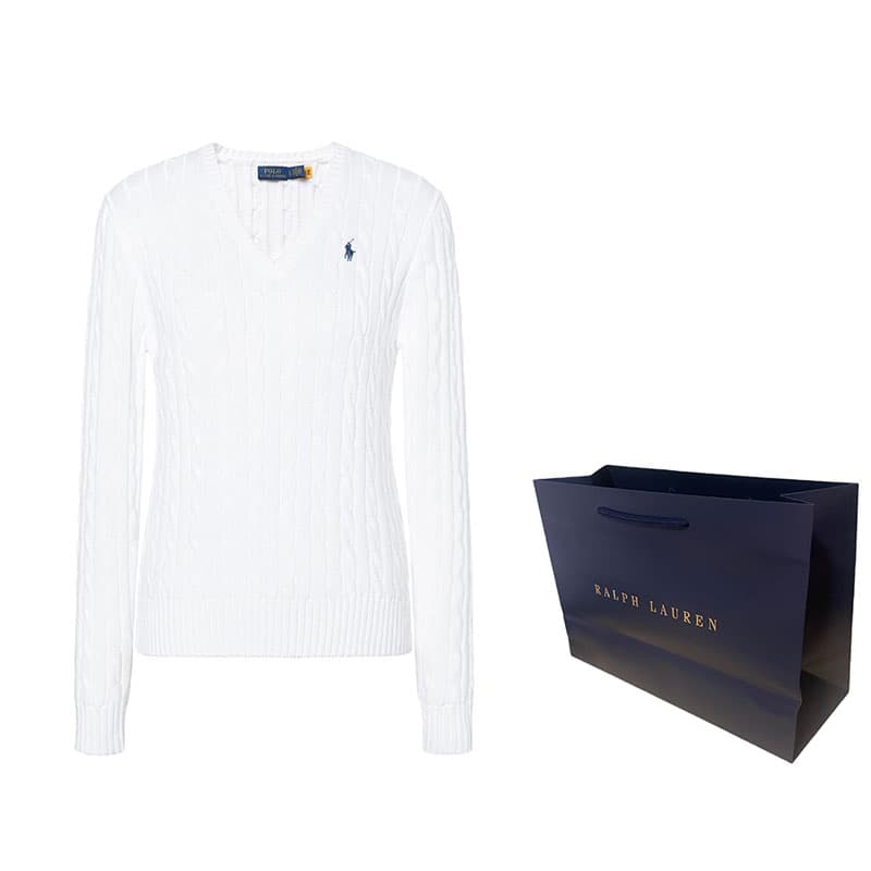 Кардиган Polo Ralph Lauren Cable-Knit Cotton V-Neck Sweater V - изображение 3
