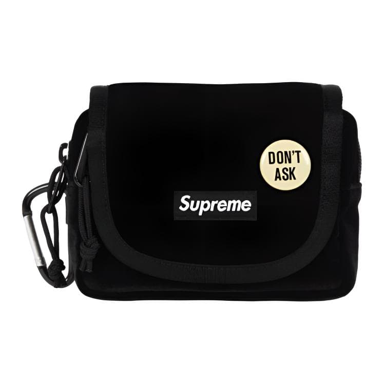 Портмоне Supreme Нейлоновый Кошелек для монет Мини Унисекс Черный - изображение 1