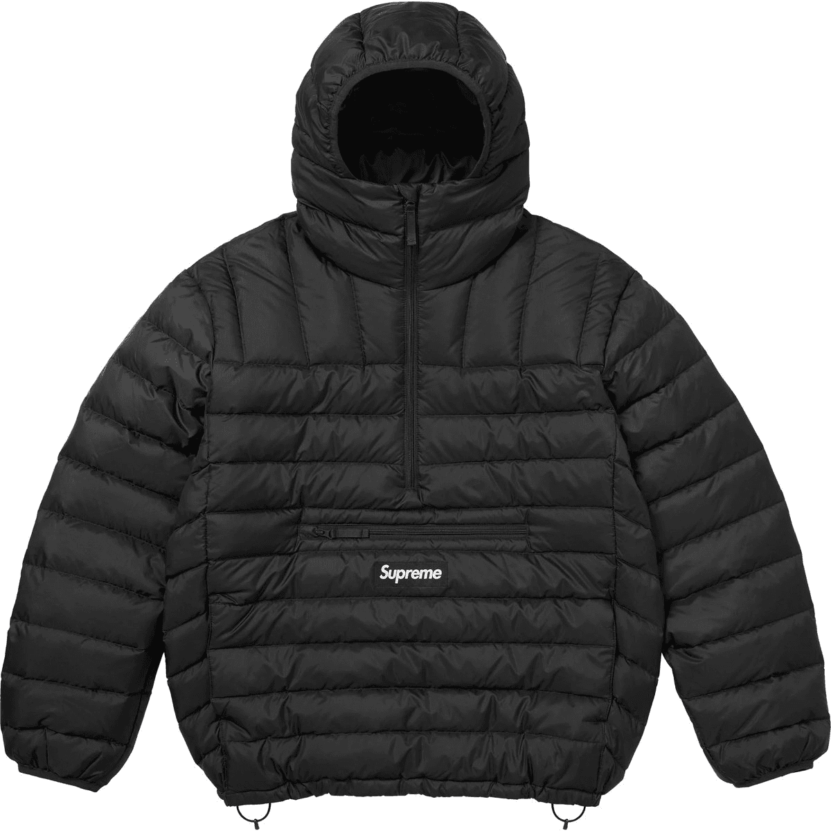 Зимняя куртка Supreme FW25 Week6 Микропух Полузастежка С капюшоном Пуловер Пуховик Унисекс - изображение 8