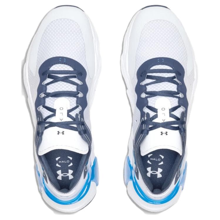 Кроссовки для бега Under Armour Halo Trainer Дышащие и Упругие Низкие Беговые Кроссовки Унисекс Белые - изображение 4