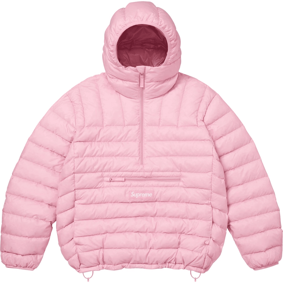 Зимняя куртка Supreme FW25 Week6 Микропух Полузастежка С капюшоном Пуловер Пуховик Унисекс - изображение 7