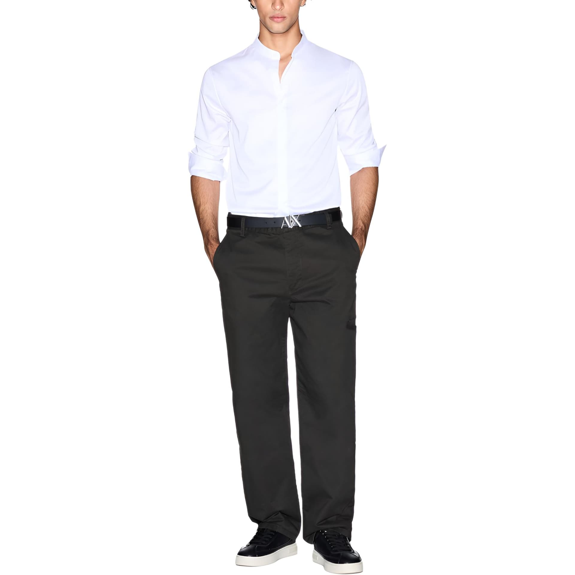 Рубашка ARMANI EXCHANGE Белые Мужские Рубашки - изображение 2