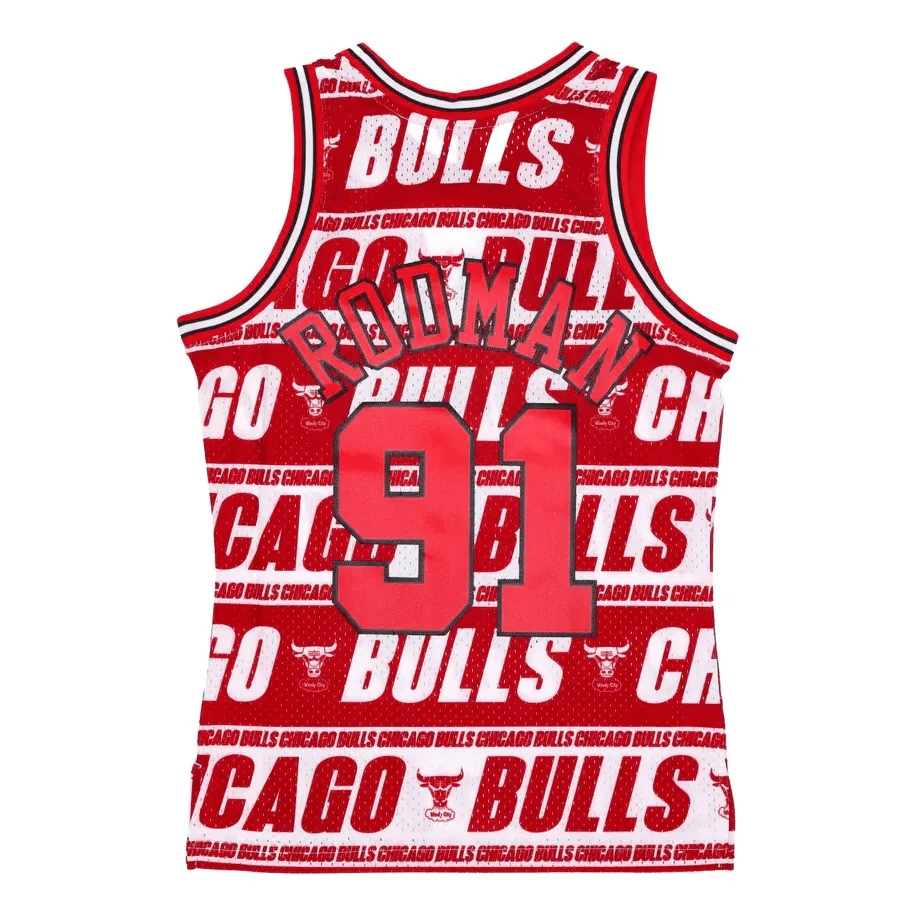 Баскетбольная майка Mitchell Ness 91 - изображение 2