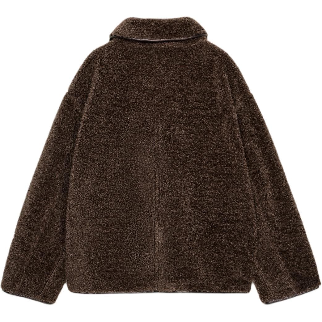 ZARA Collaboration Коричневые Женские Бархатные Куртки - изображение 2