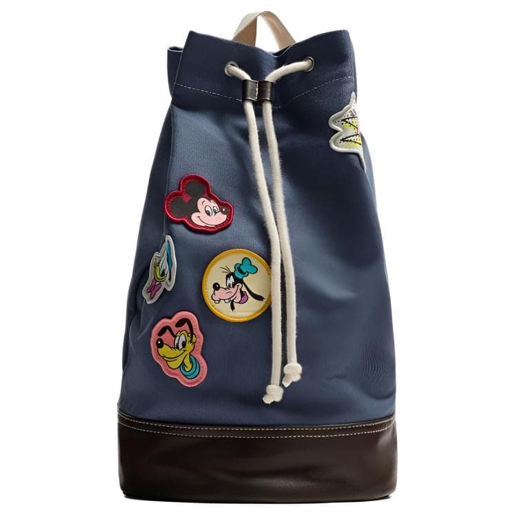 Рюкзак ZARA × Disney Коллаборация Хлопковый Рюкзак Унисекс Синий - изображение 1