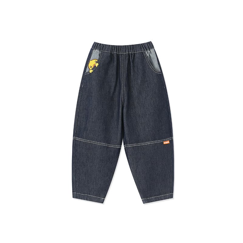 B.DUCK Collaboration Темно-синие Джинсы KIDS - изображение 1