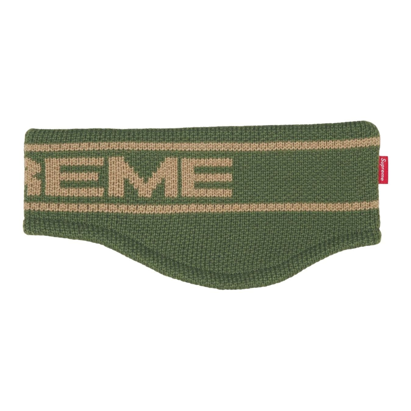 Повязка на голову Supreme Шерстяная смесь Резинки для волос Унисекс Морской синий Оливковый Красный Черный - изображение 2