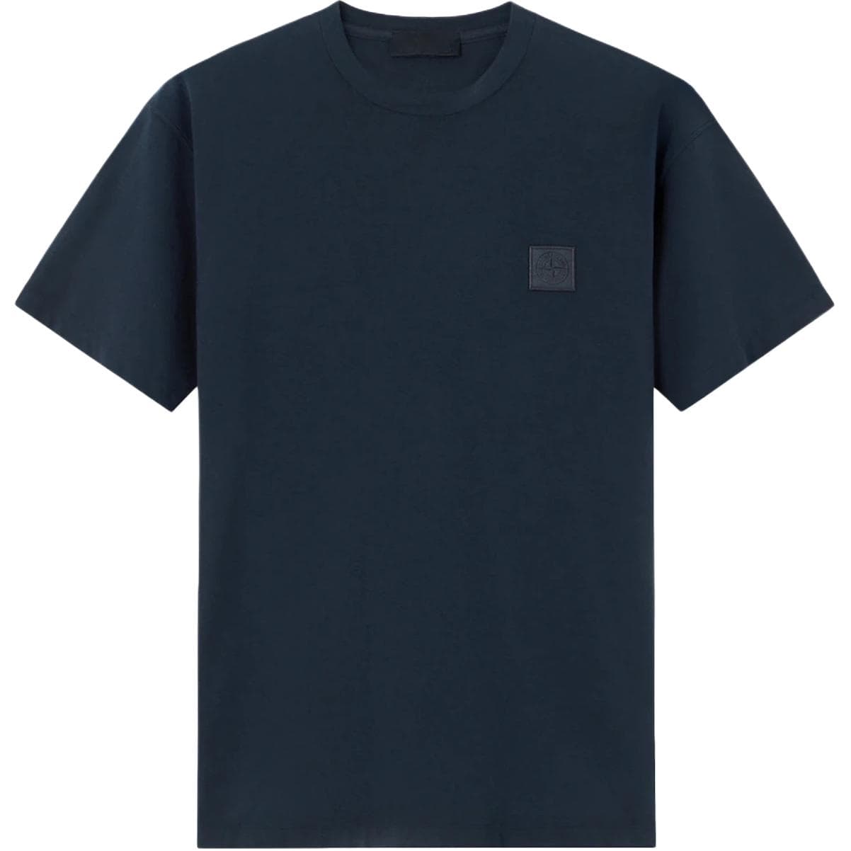 Футболка STONE ISLAND Синие Мужские T-рубашки - изображение 1