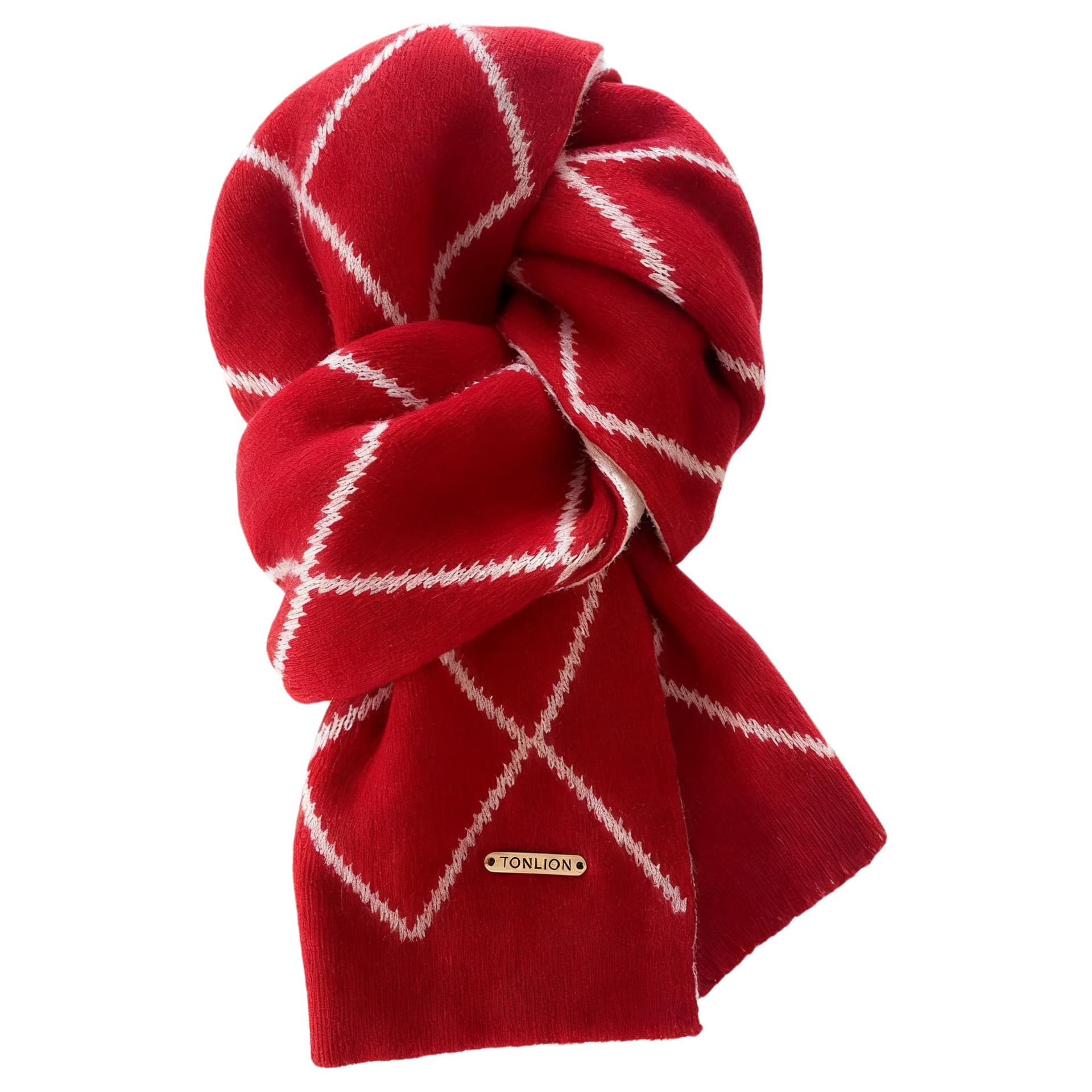 Шарф Шарфы из овечьей шерсти Tonlion Knit Unisex - изображение 3
