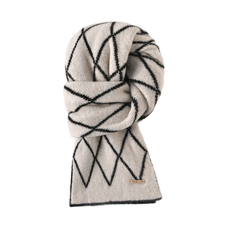 Шарф Шарфы из овечьей шерсти Tonlion Knit Unisex - изображение 1