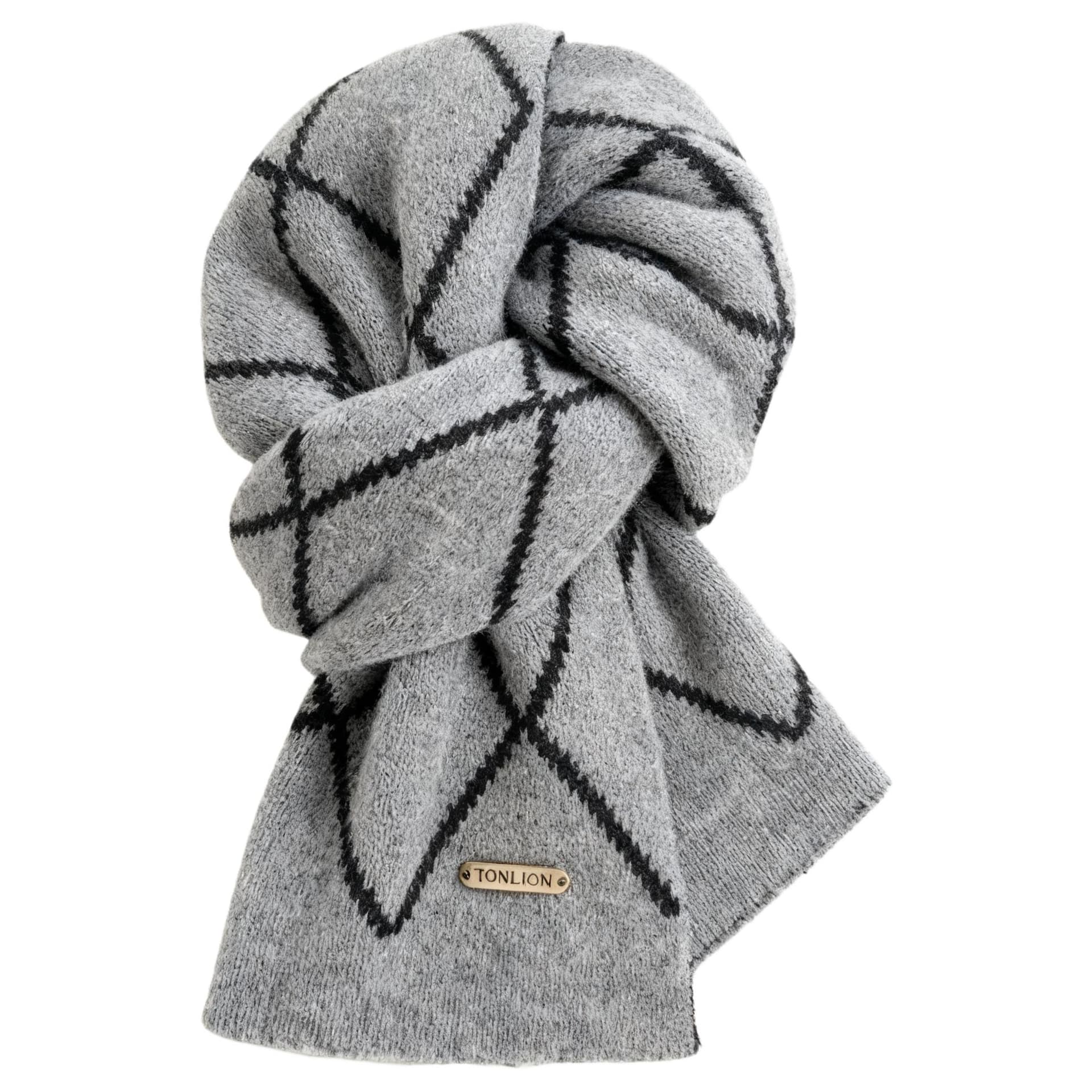 Шарф Шарфы из овечьей шерсти Tonlion Knit Unisex - изображение 4