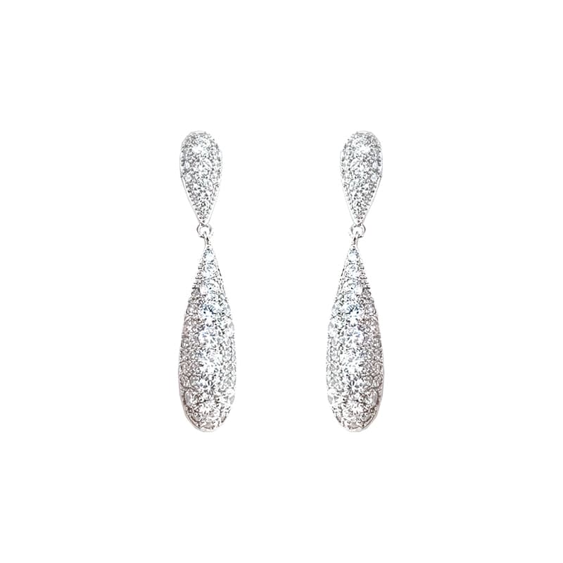 Серьги ONEKISS Серьги из покрытого золотом медного кубического циркония женские - изображение 1