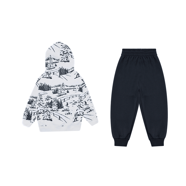Jordan Повседневная Спортивная Одежда Brooklyn Fleece Мода Удобная Мягкая Кожа Дружелюбная с Флисовой Подкладкой - изображение 2