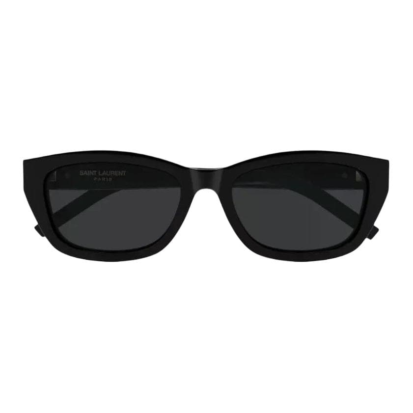 Солнцезащитные очки SAINT LAURENT Солнцезащитные очки с ацетатным волокном узором "кошачий глаз" унисекс черные - изображение 2