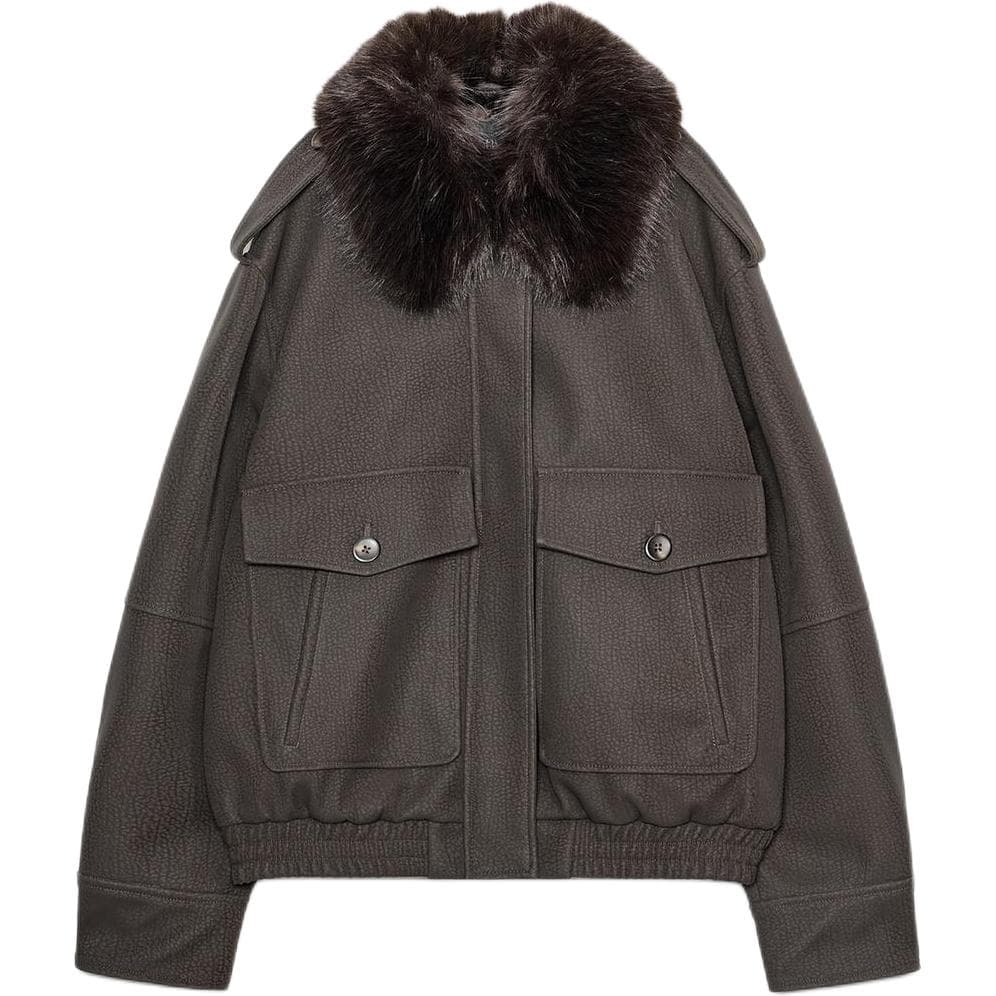 Куртка ZARA Collaboration Коричневые Женские Куртки - изображение 1