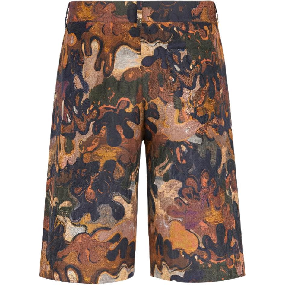 Шорты DIOR FW21 Camo Shorts Brown - изображение 2