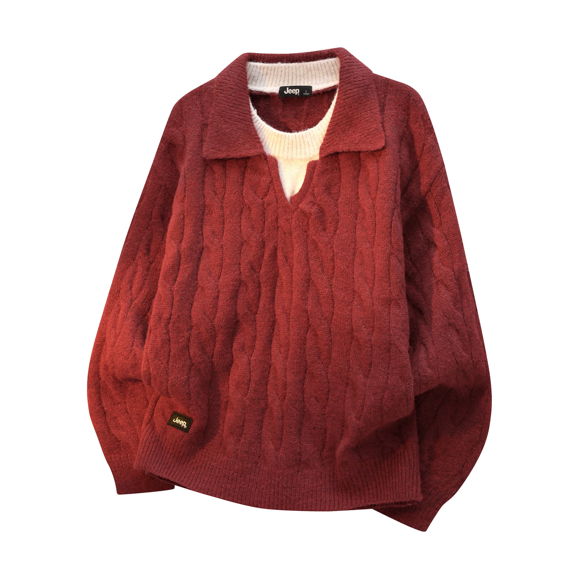 Кофта Jeep Red Unisex Свитеры - изображение 1