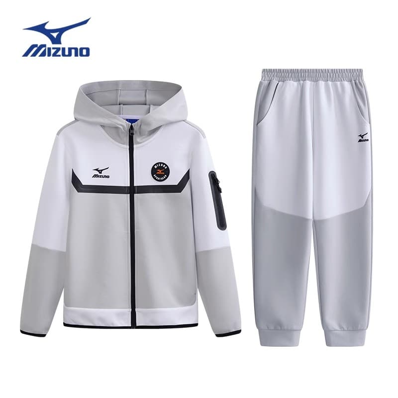 Mizuno Серый Kids Повседневные спортивные костюмы Наборы - изображение 3