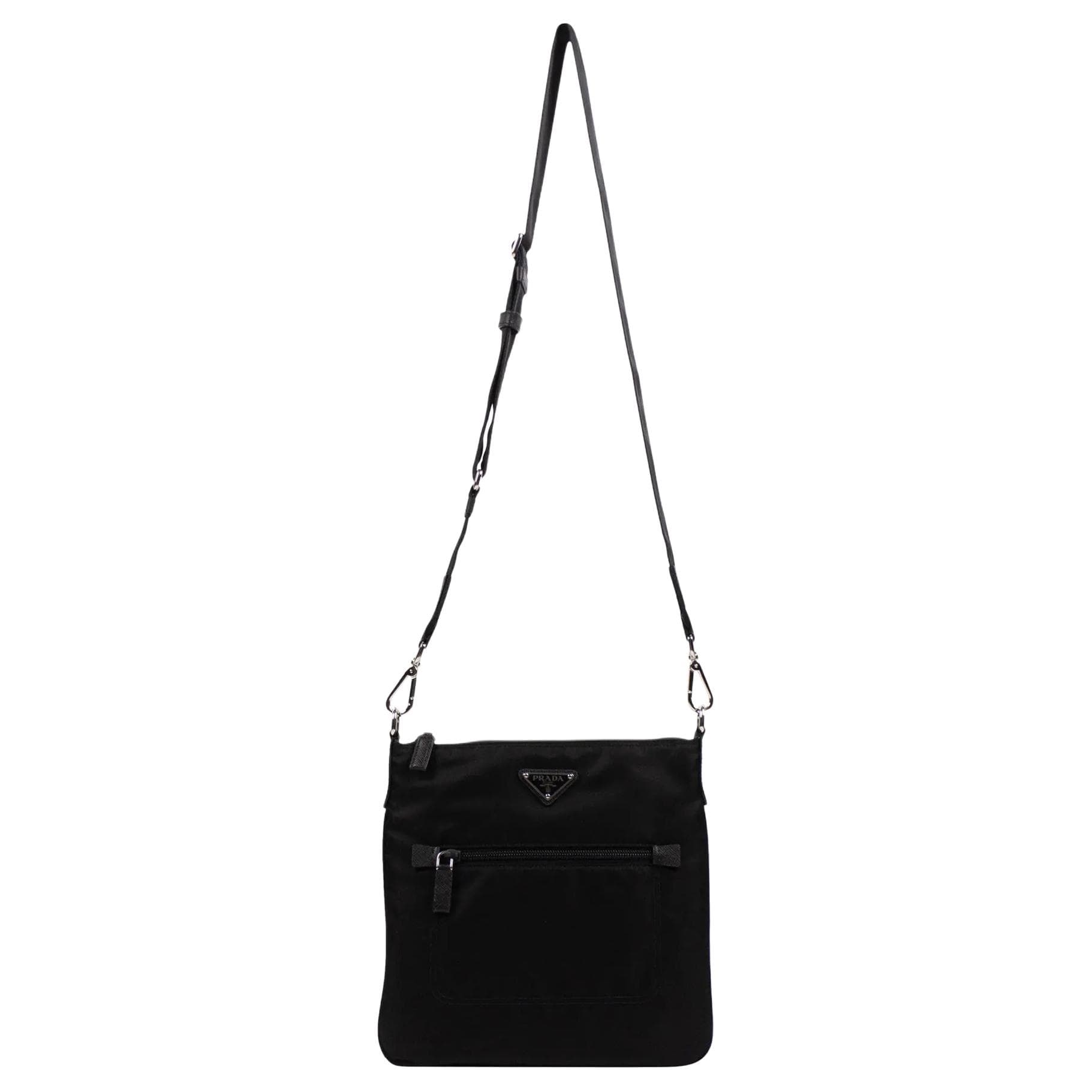 Сумка через плечо Prada Nylon Crossbody Bag Black - изображение 1