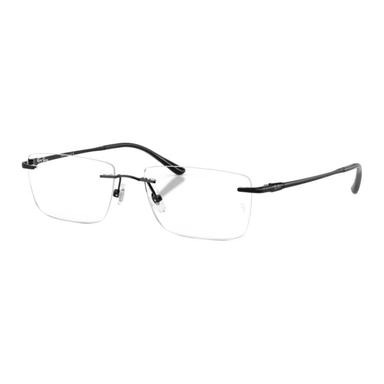 Оправа RayBan Титан Квадратные Очки с Диоптриями Унисекс Черные - изображение 1