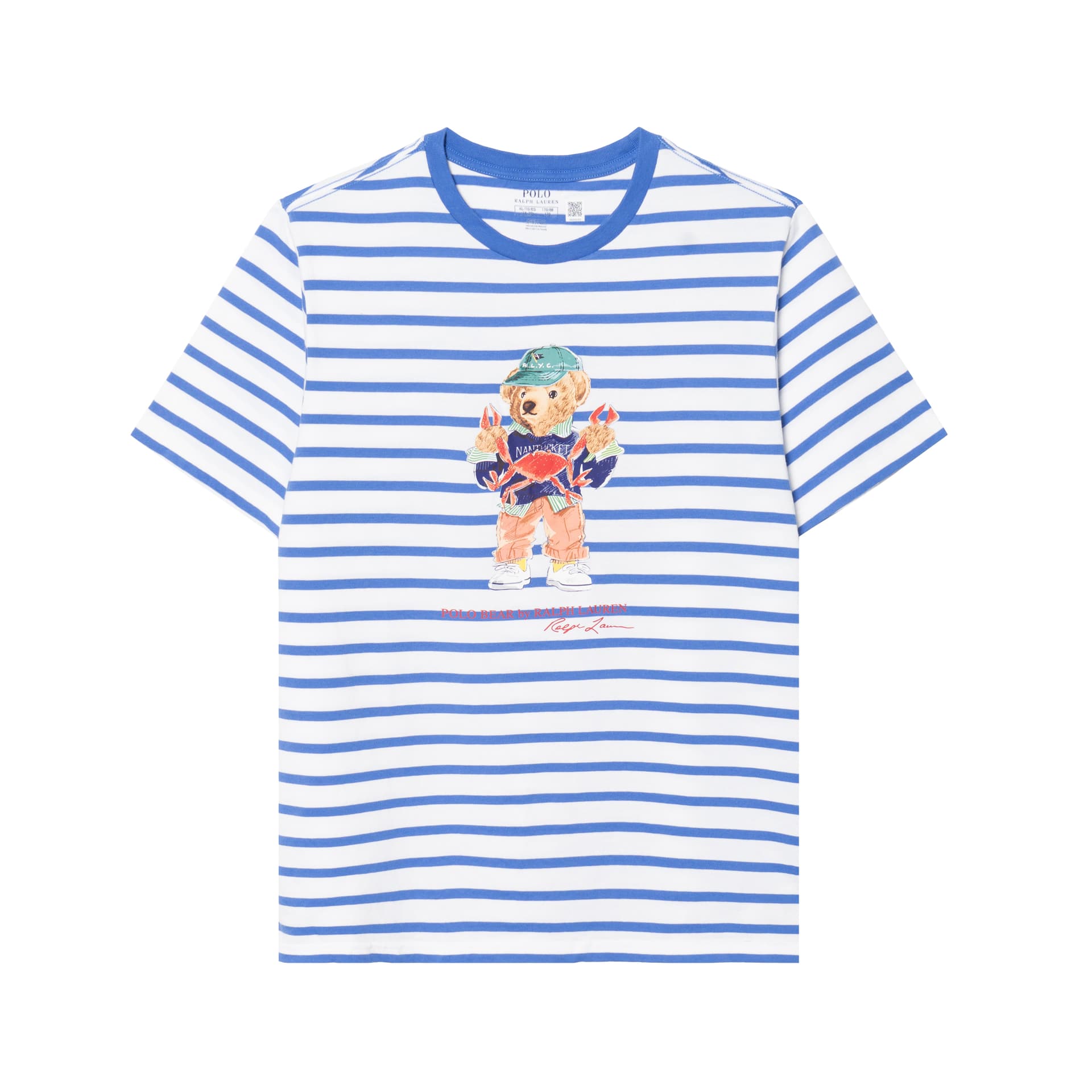 Футболка Polo Ralph Lauren T-рубашка синяя детская - изображение 1