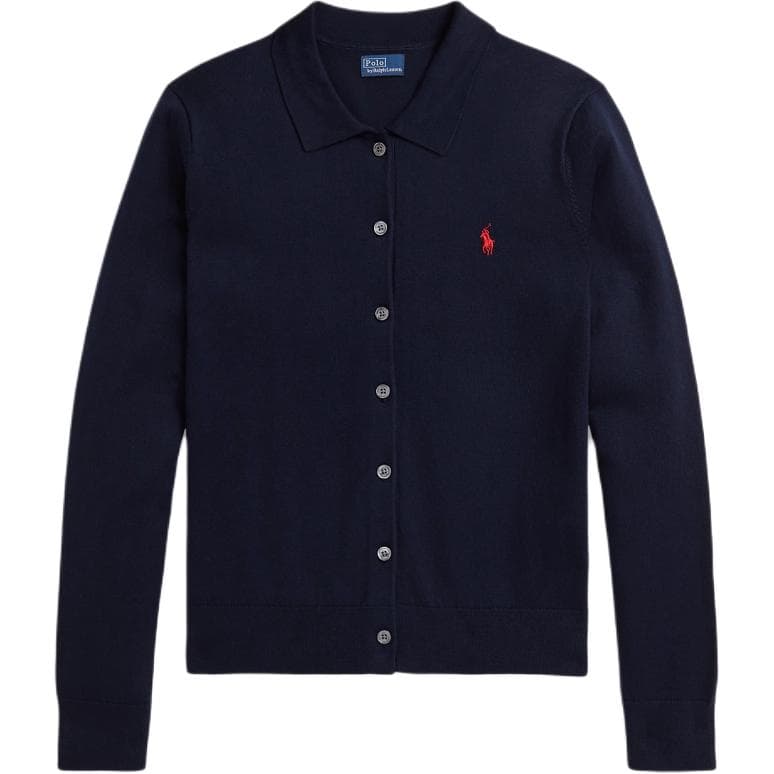 Кофта Polo Ralph Lauren Трикотаж Облегающий Женские Темно-синий - изображение 1