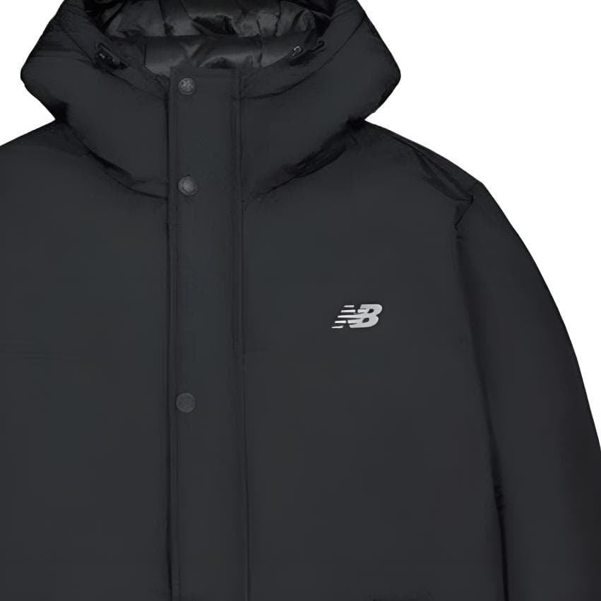 Зимняя куртка New Balance Warm Down Куртка Мужская Черная - изображение 4