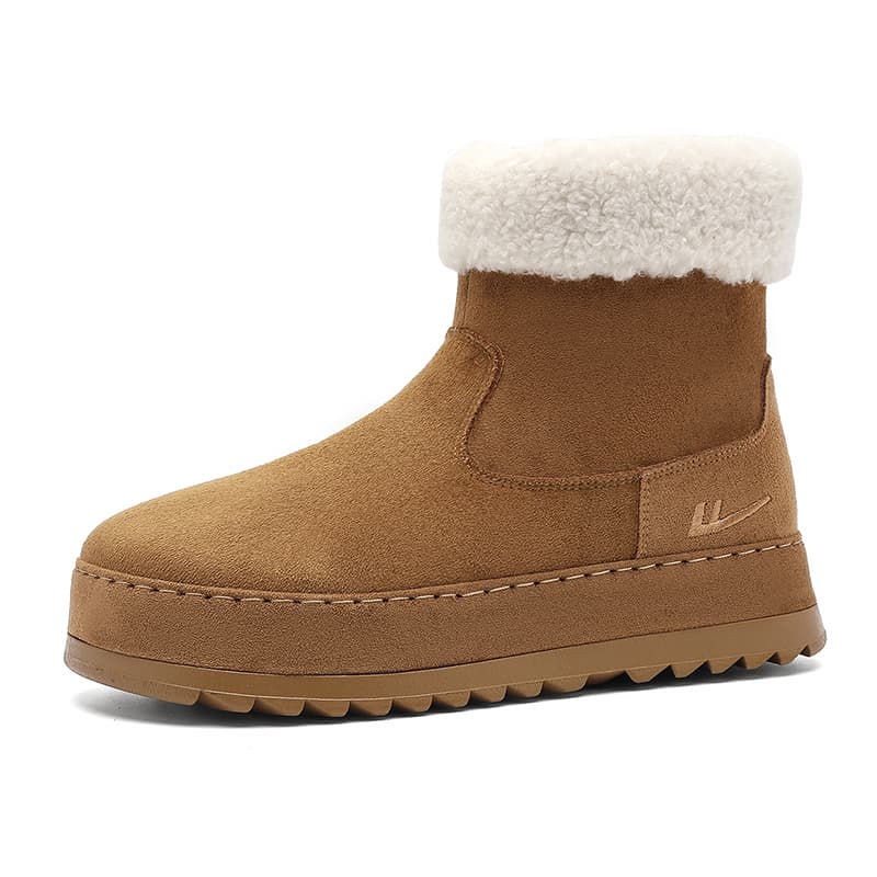 Ботинки зимние Warrior Snow Boots Warm Mid-Calf Camel - изображение 2