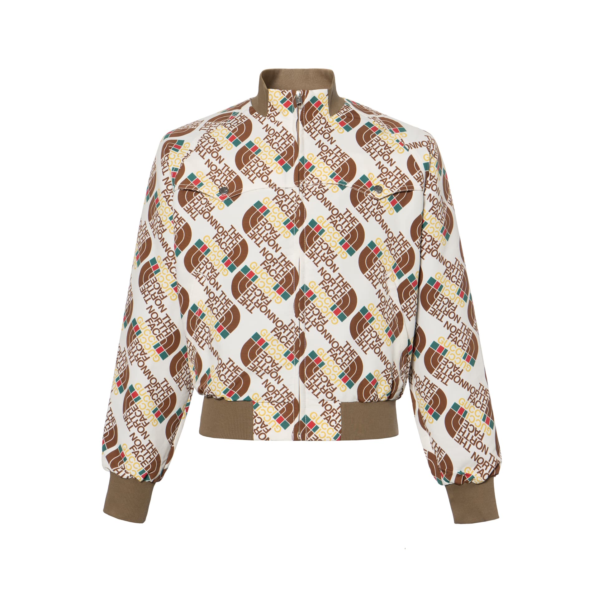 Куртка Gucci x The North Face Pilot Jacket Brown - изображение 1